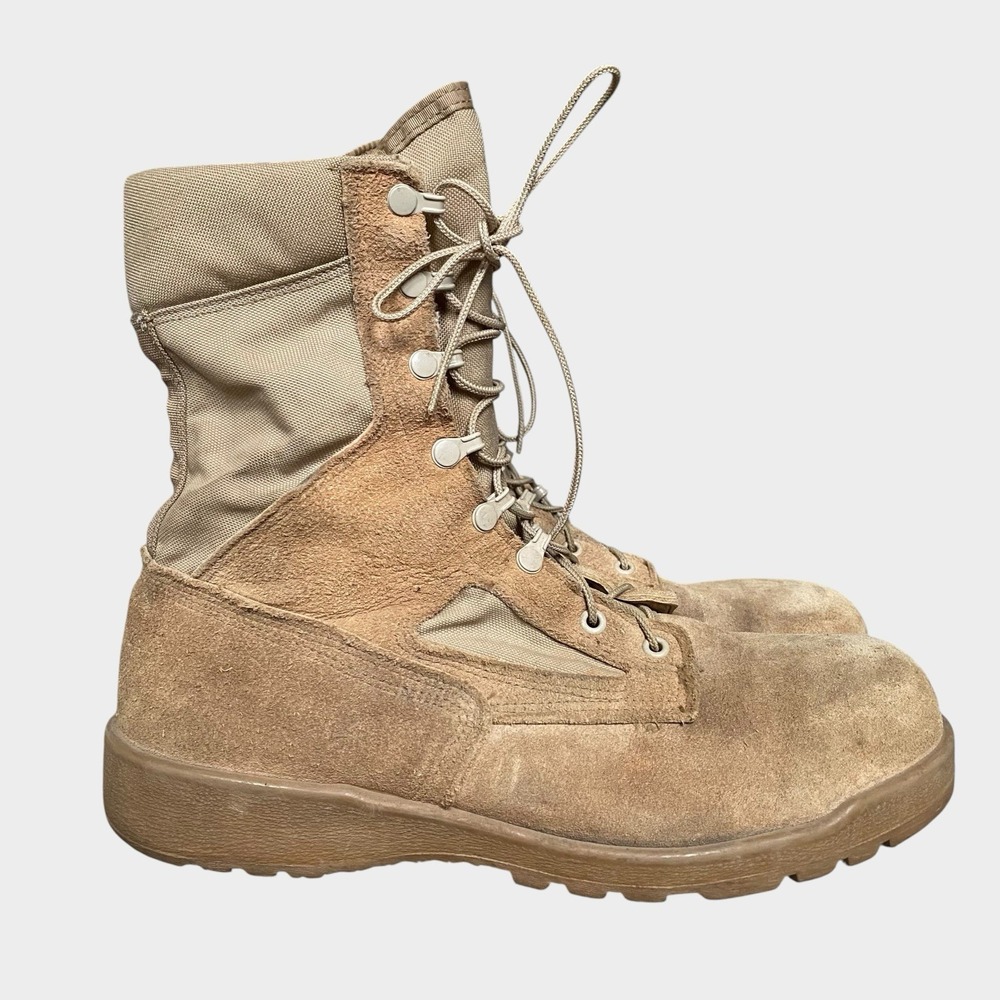 Belleville 300 Dec ST Desert Combat Boots Size 12R Tan Hot Weather Military USA